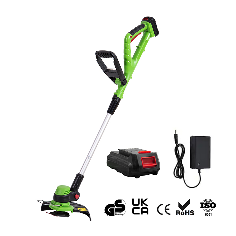 GT1701 Aparador de corda para ervas daninhas 20V 25CM Aparador de grama sem fio com bateria e carregador